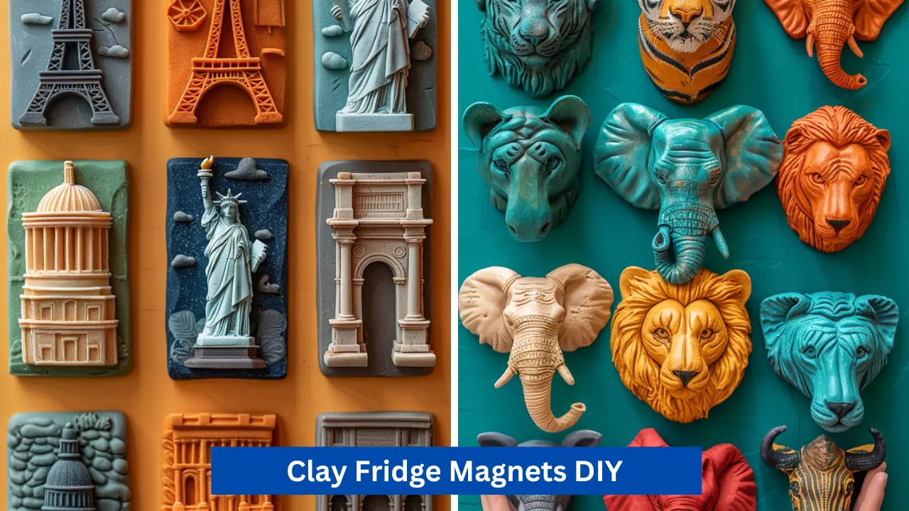 30+ Clay Fridge Magnets DIY Ideas & Designs in 2024